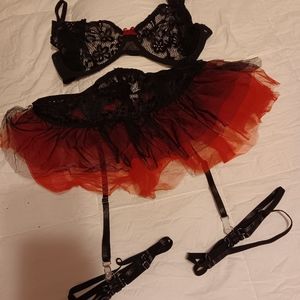 4 piece lingerie set